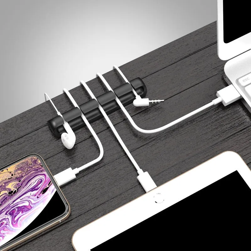 Desktop Cord Manager and Cable Hub