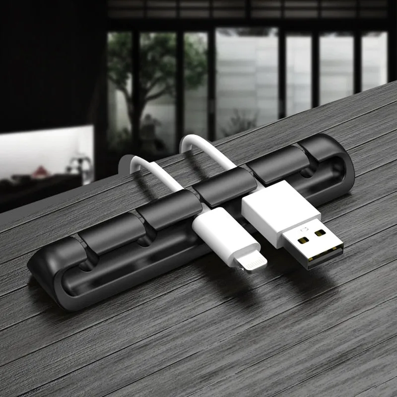 Desktop Cord Manager and Cable Hub