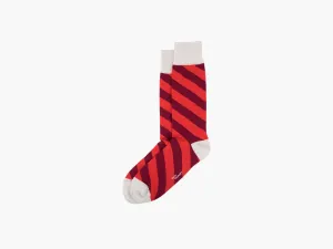 Diagonal-Burgundy/Red/Grey