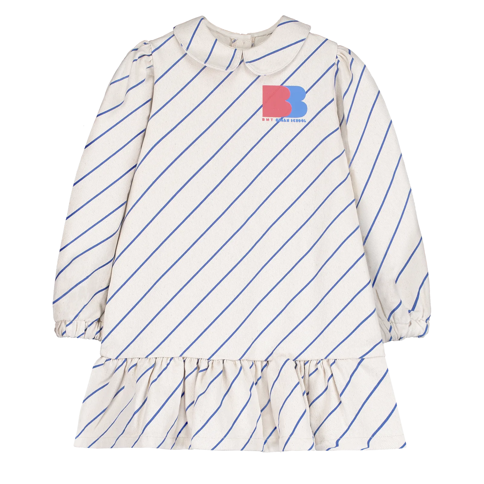 Diagonal stripe dress by Bonmot