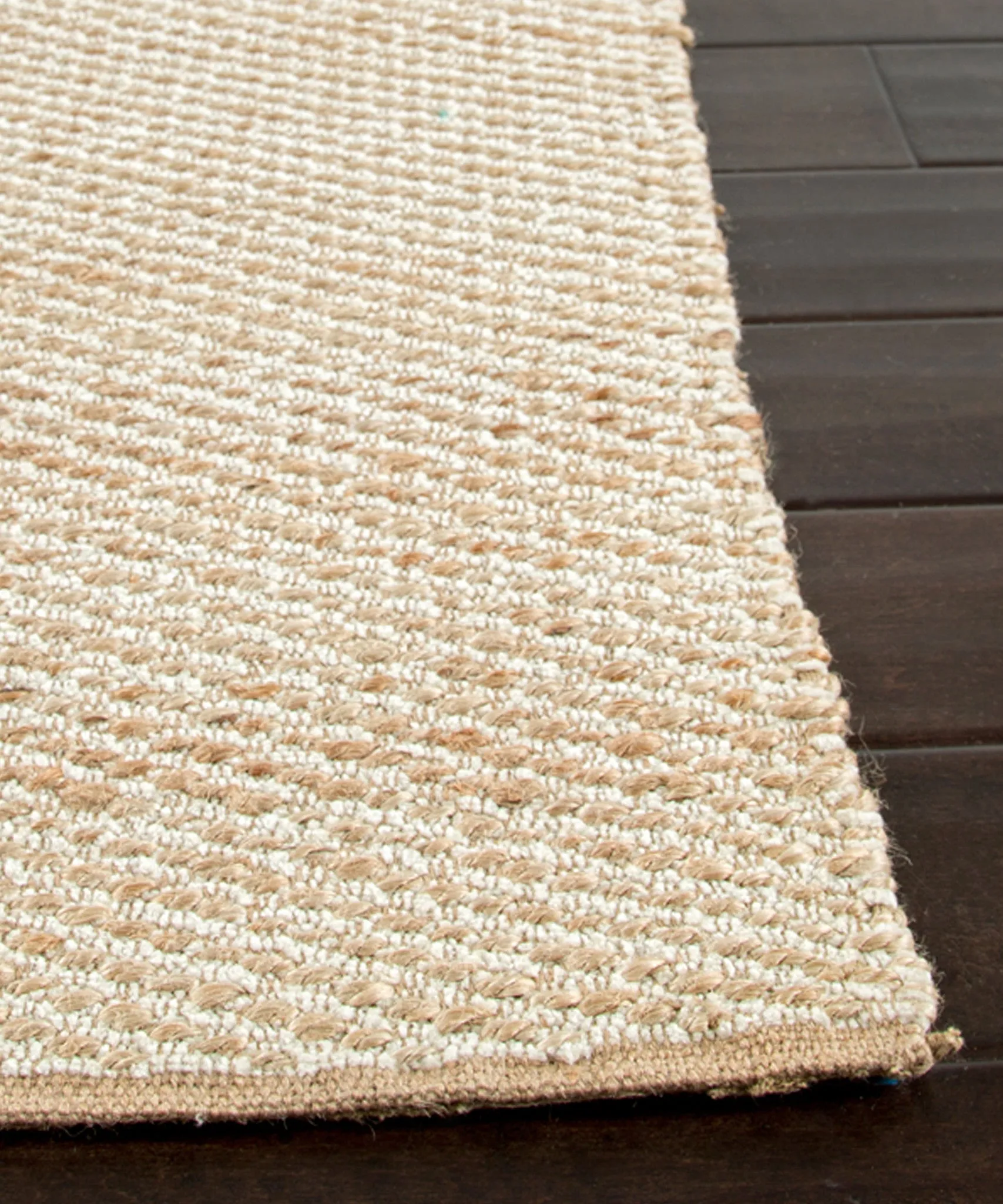 Diagonal Weave Jute Rug