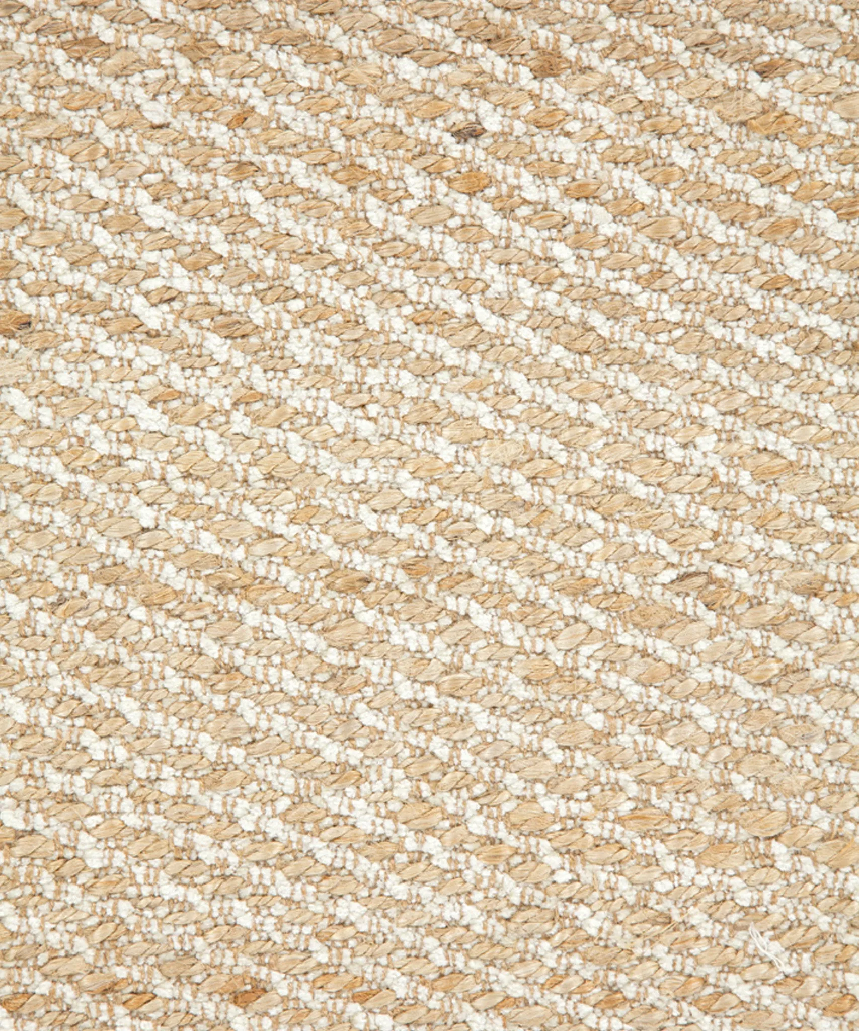 Diagonal Weave Jute Rug