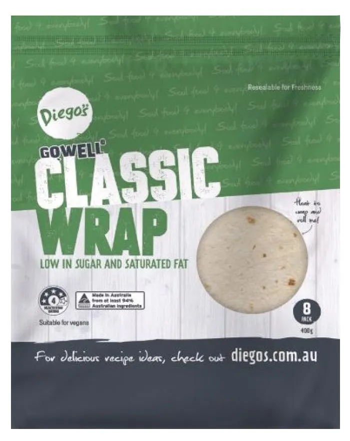 Diego's GoWELL Classic Wrap 400g