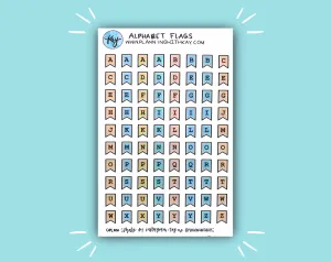 DIGITAL DOWNLOAD Alphabet Flags