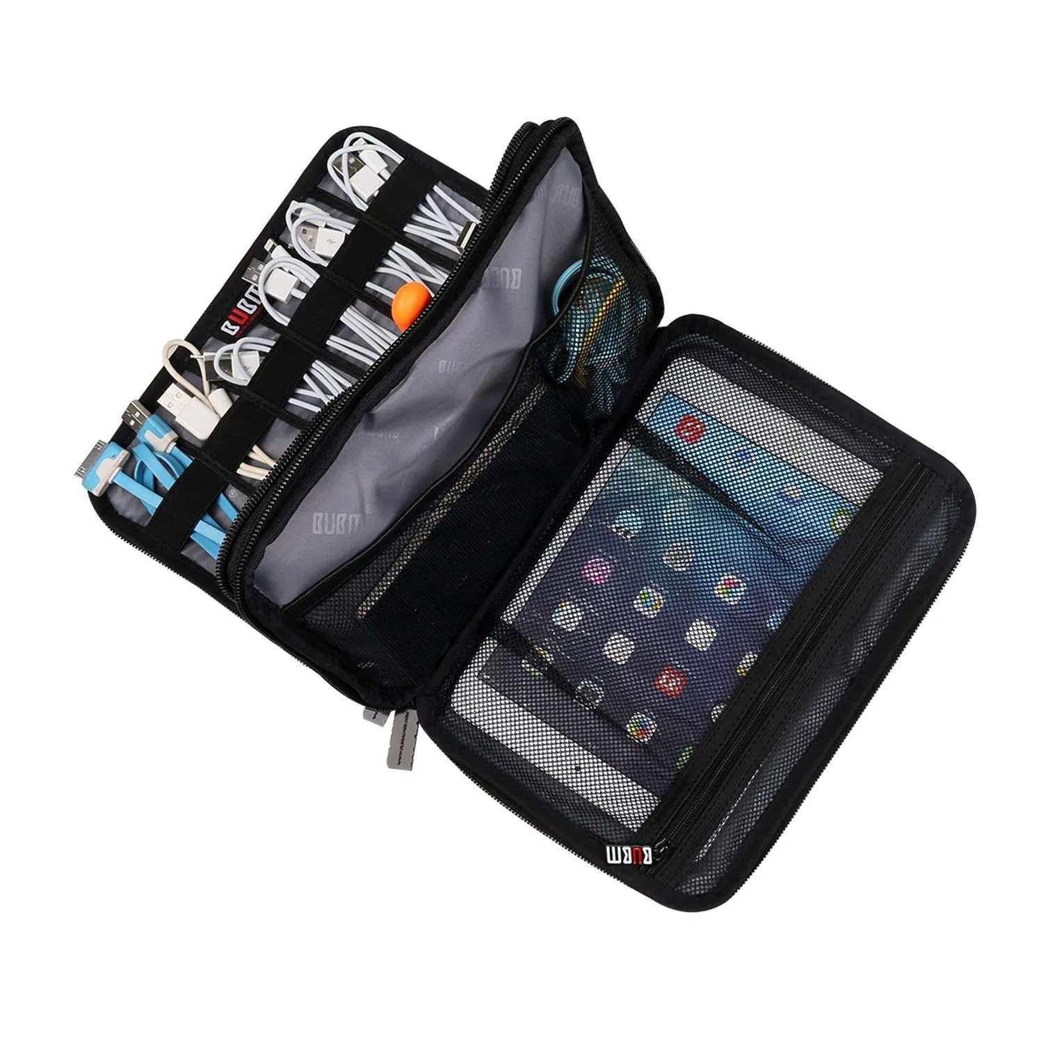 Double Layer Travel Electronics Organizer