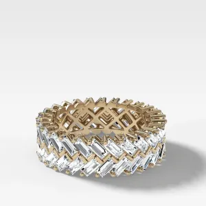 Double Row Baguette Eternity Band