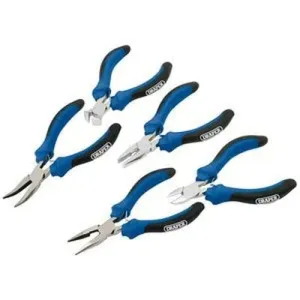 Draper 12544 Soft Grip Mini Pliers Set (5 Piece) Dr-12544
