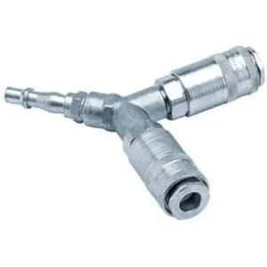 Draper 25813 Pcl Twin Standard Coupling, 2 X Male Couplings, 1 X Tailpiece (Sold Loose) Dr-25813