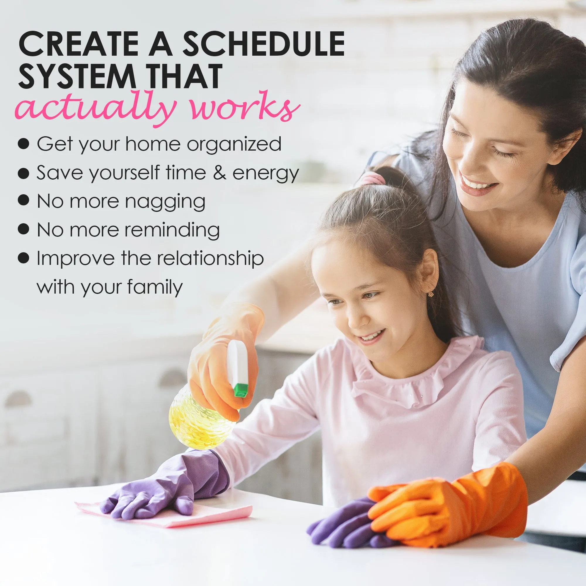 Dry Erase Calendar for Fridge - White