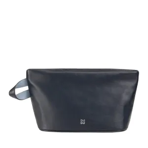 DUDU Beauty Houses Woman Men in Leather With Zip Kear, Big colors toilet bag, ideal for travel, gym, spa, water -repellent interior
