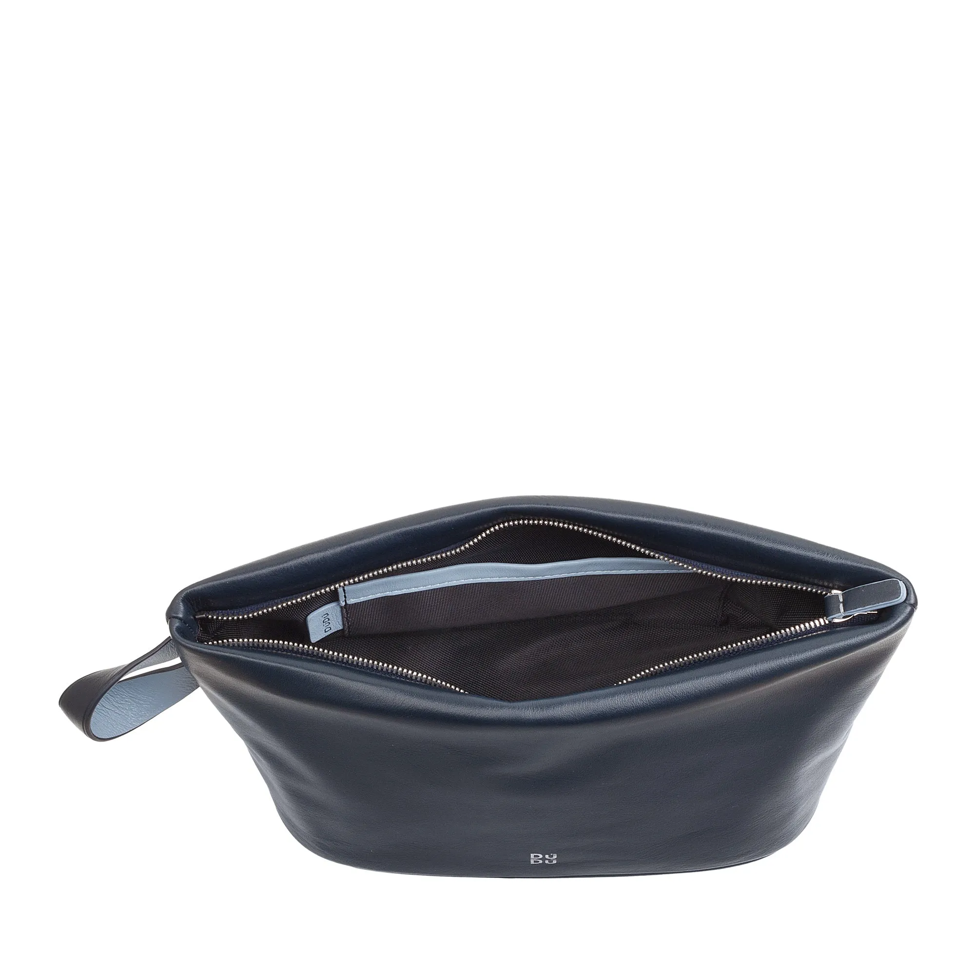 DUDU Beauty Houses Woman Men in Leather With Zip Kear, Big colors toilet bag, ideal for travel, gym, spa, water -repellent interior