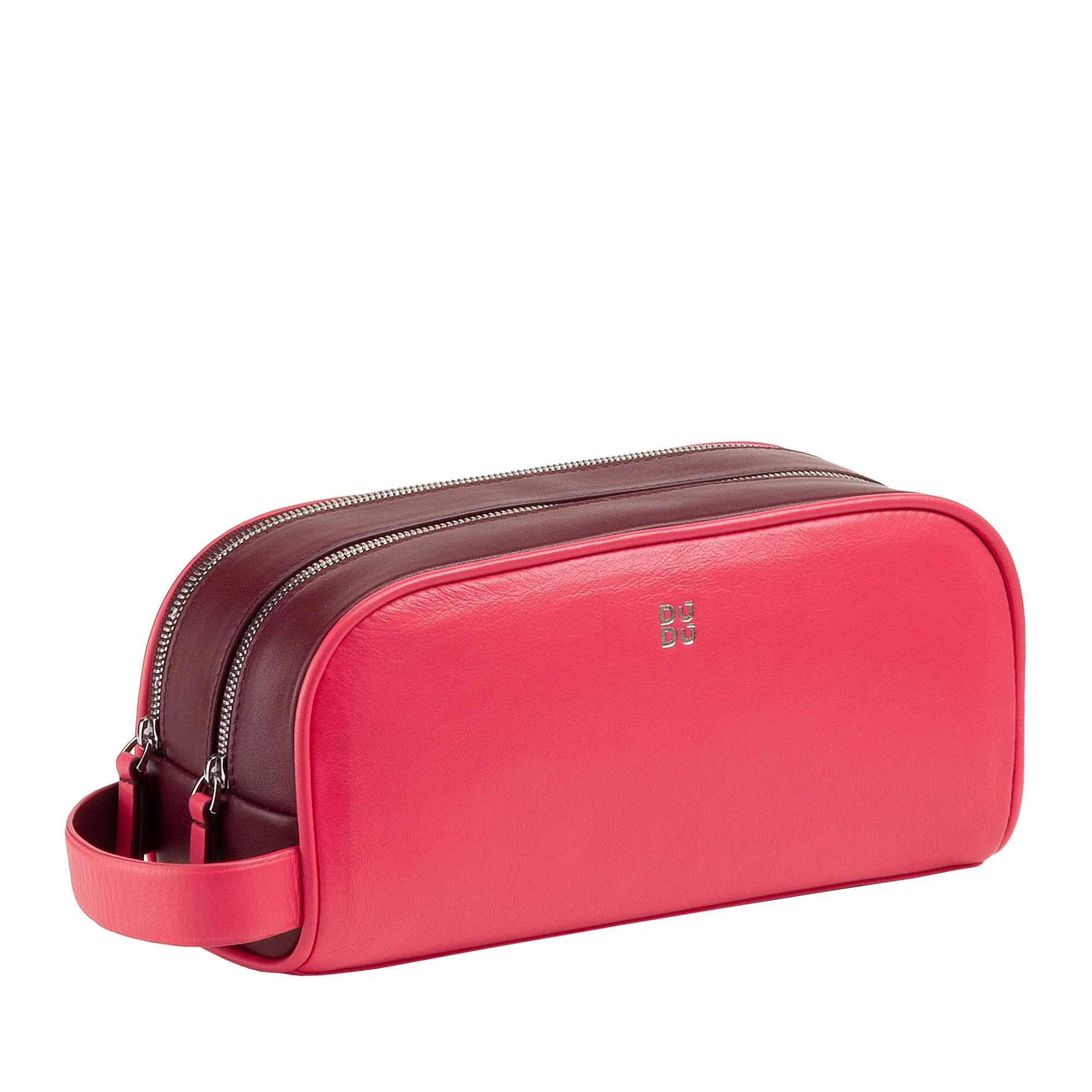 DUDU Beauty Travel Houses Men Woman In Resistant Soft Leather, double -flashing toilet bag, water -repellent interior, handbag with handle