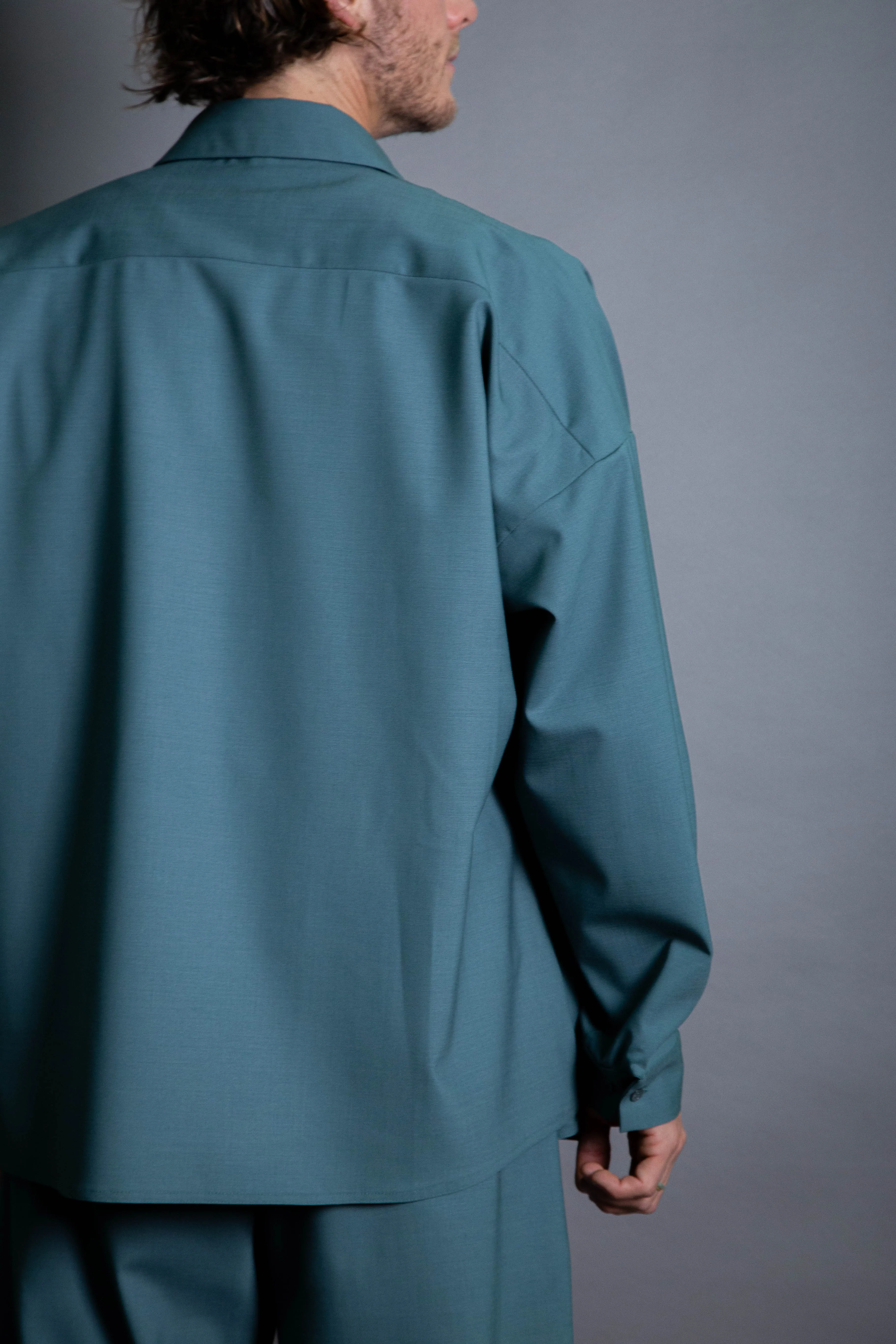 Duo Shirt - Aqua Stretch Wool (PO)