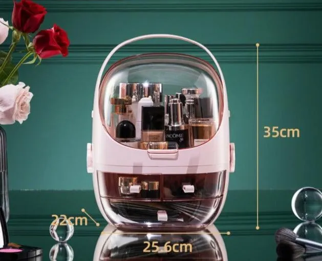 Eco-friendly Makeup Storage Pink / Green I SPAFAIR