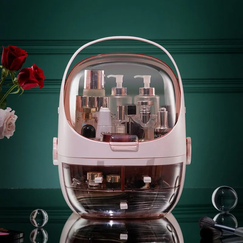 Eco-friendly Makeup Storage Pink / Green I SPAFAIR
