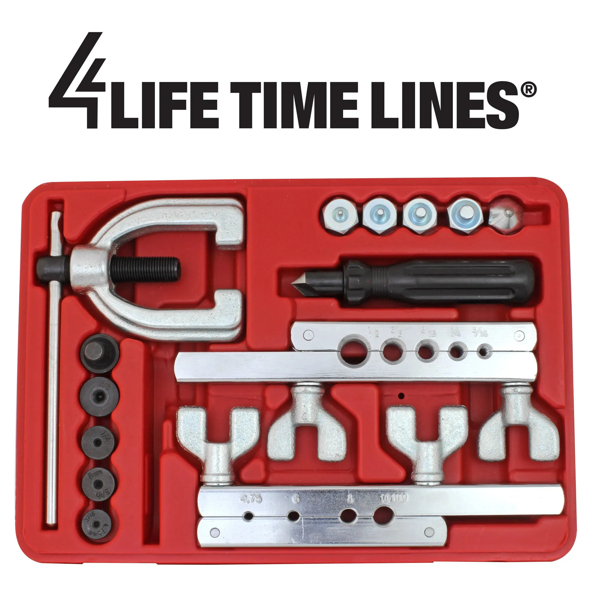 Economy Brake Line Flare Tool Kit | SAE Double & ISO Bubble Flares