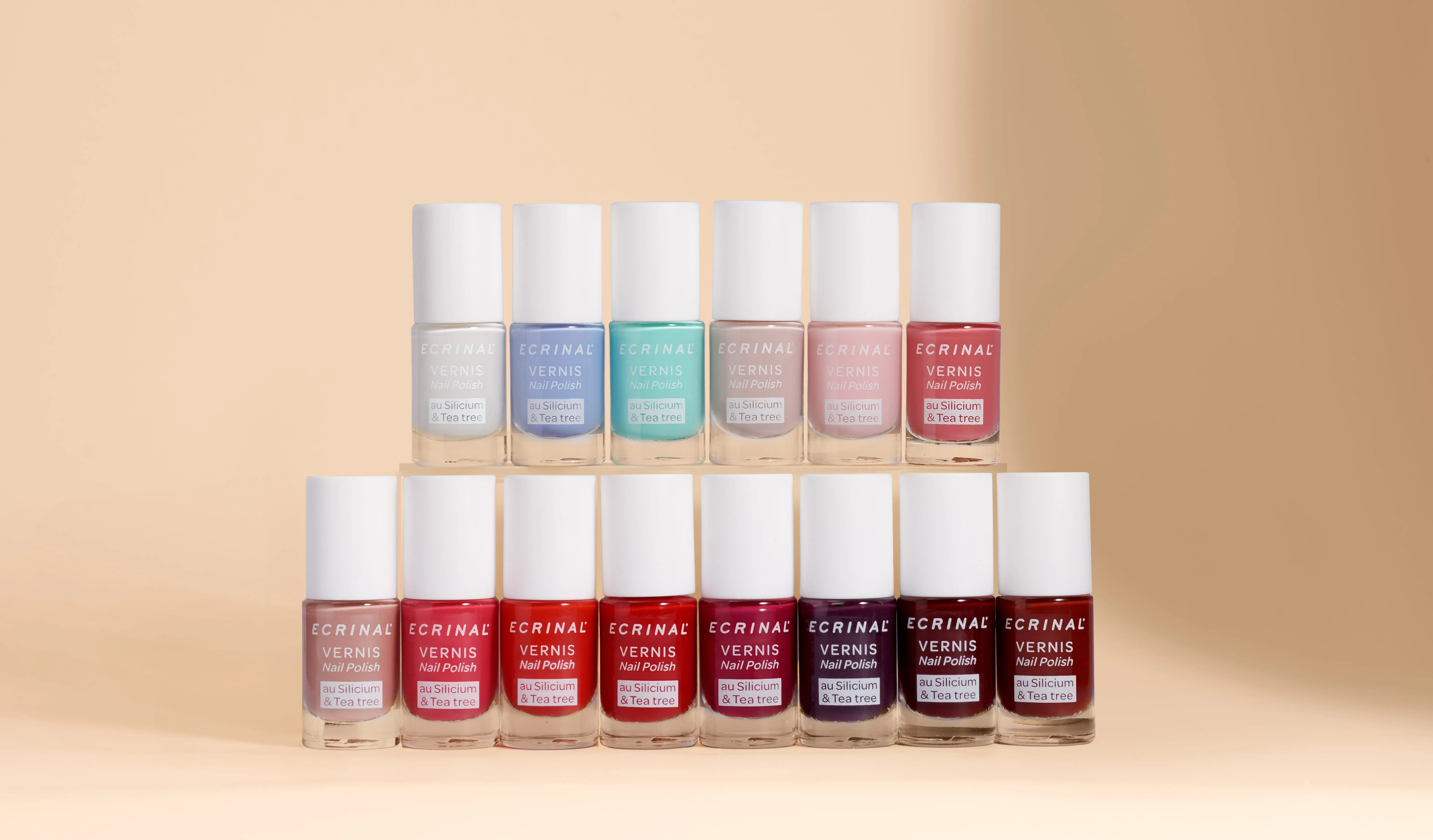 Ecrinal Silicium   Tea Tree Nail Polish 5 ml – Colour: Fushia