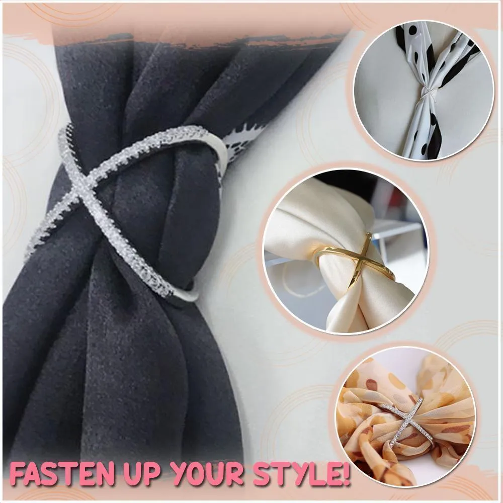 Elegant Multi-functional Scarf Buckle Ring
