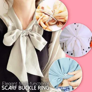 Elegant Multi-functional Scarf Buckle Ring
