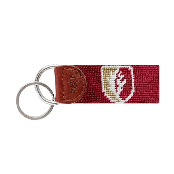 Elon Needlepoint Key Fob