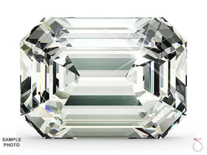 Emerald Cut Diamond EGL USA Certified 0.86ct G-VS1