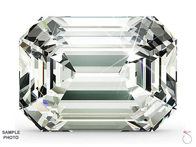 Emerald Cut Diamond EGL USA Certified 0.86ct G-VS1