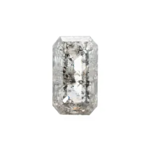 Emerald Cut Salt & Pepper Diamond | 1.10ct | Canada Origin