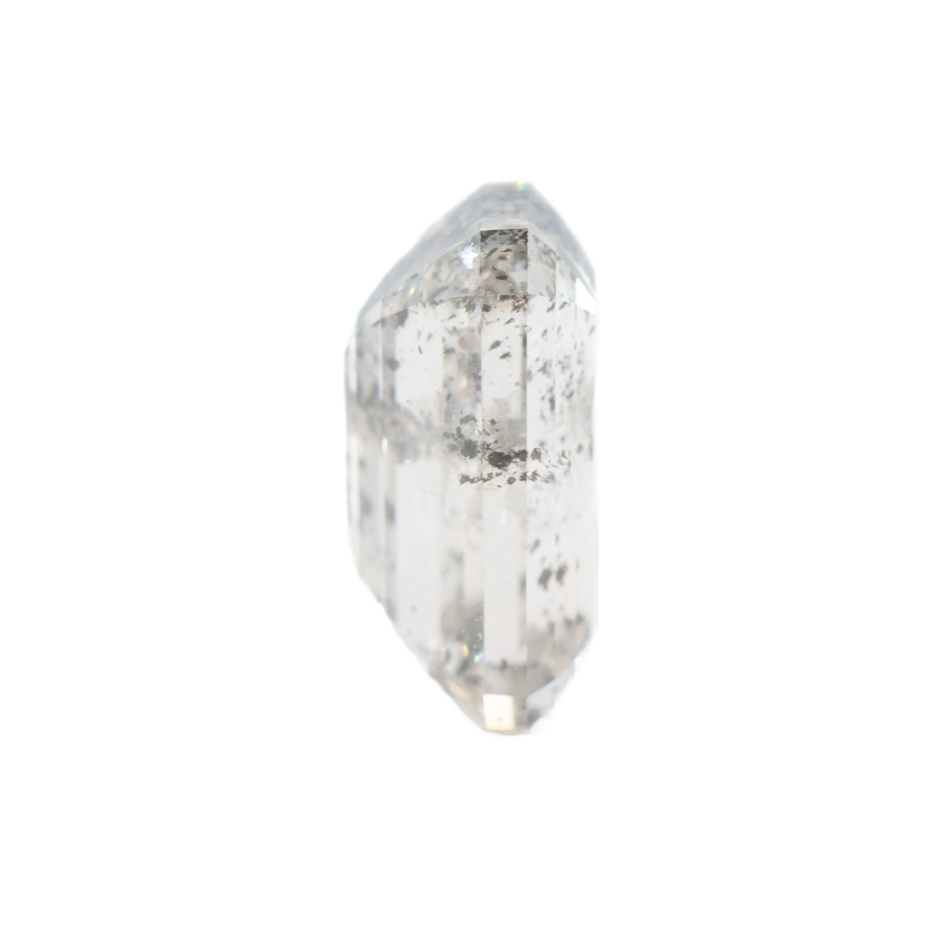 Emerald Cut Salt & Pepper Diamond | 1.45ct | Canada Origin