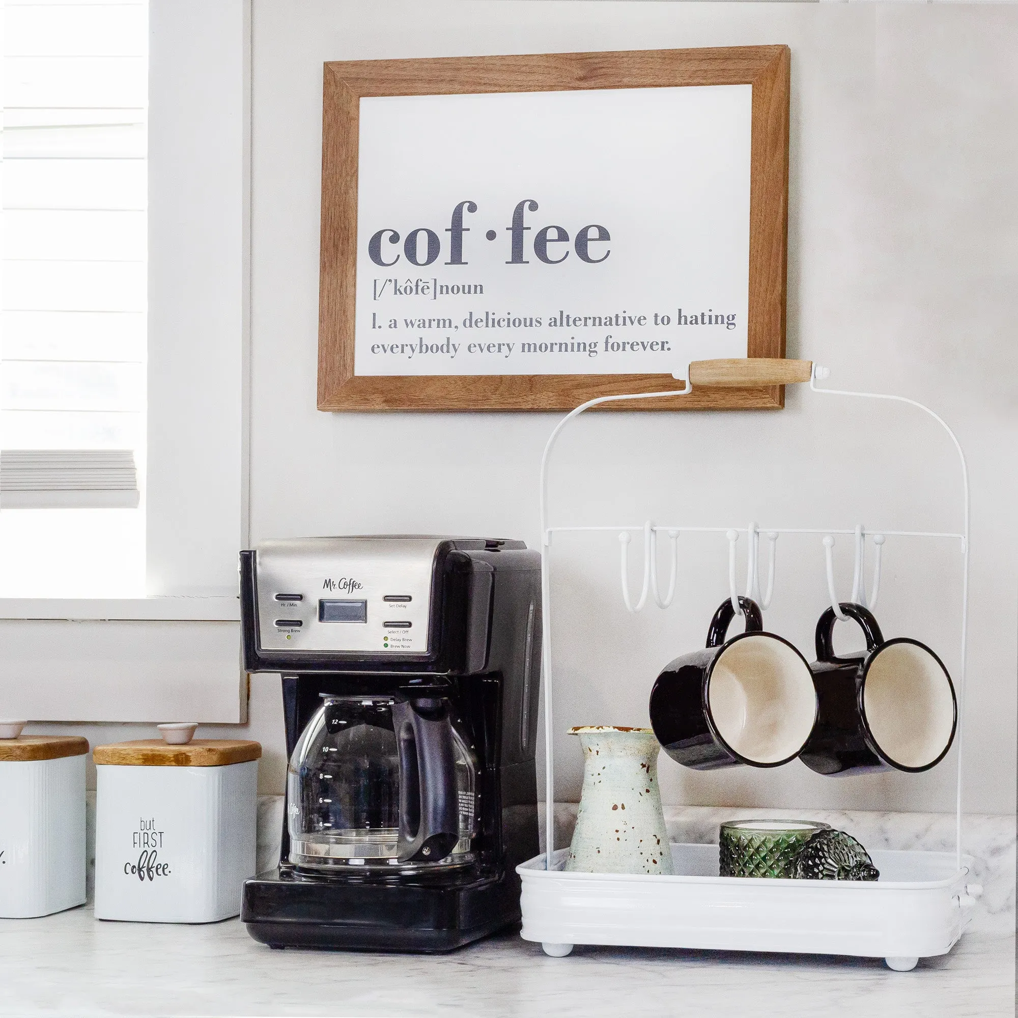 Enamelware Coffee Mug Rack (Case of 3)