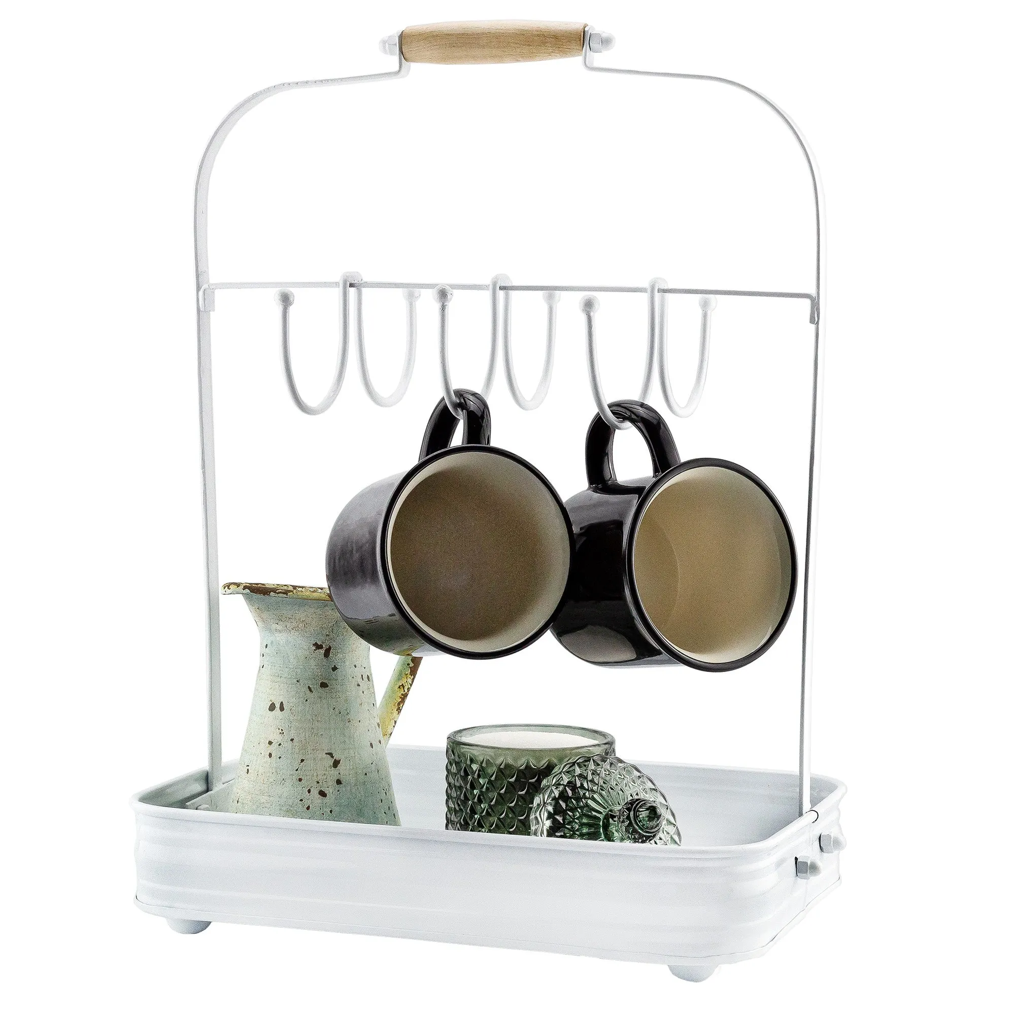 Enamelware Coffee Mug Rack (Case of 3)