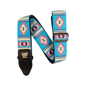 Ernie Ball Jacquard Guitar Strap, Sedona Blue