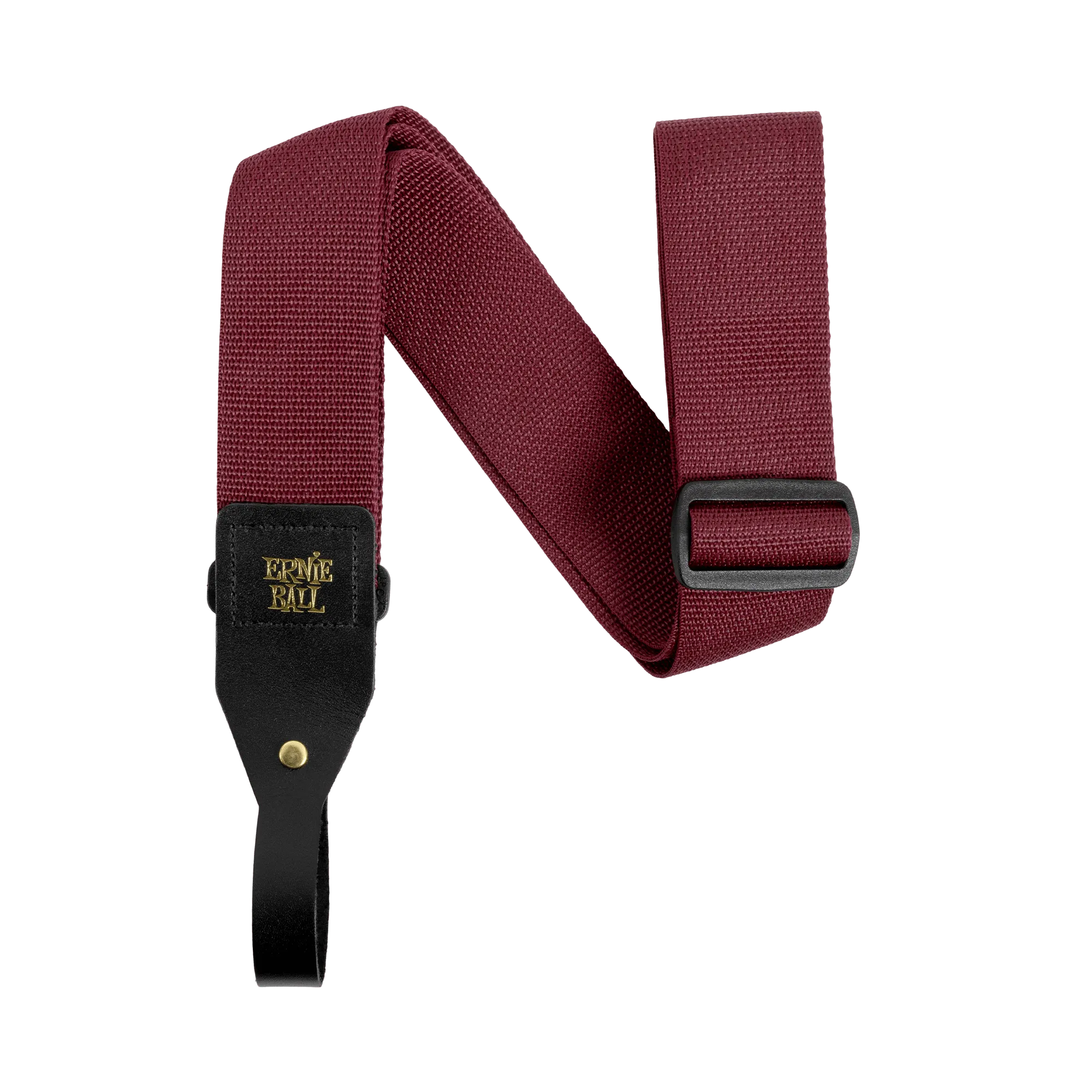 Ernie Ball Polypro Acoustic Guitar Strap - Burgundy