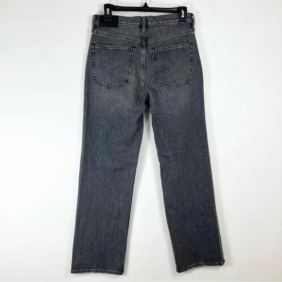 Everlane The Cheeky Straight Jean in Stormy Ash Grey Size 28 NWOT