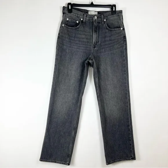 Everlane The Cheeky Straight Jean in Stormy Ash Grey Size 28 NWOT