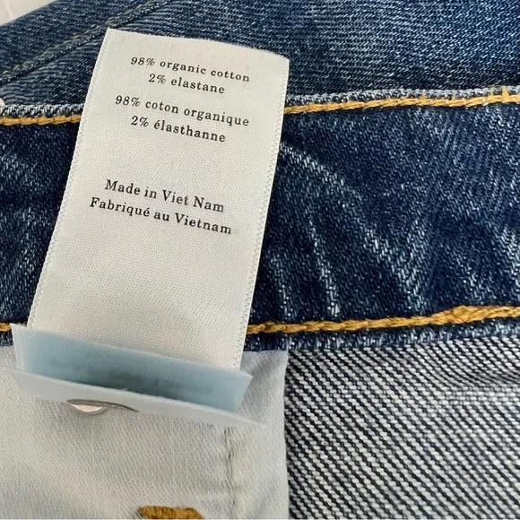 Everlane The Cheeky Straight Jean in Vintage Mid Blue Size 33 Regular