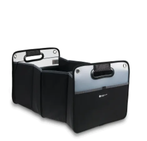 Fabbri Foldable Organizer In Black Fabric.
