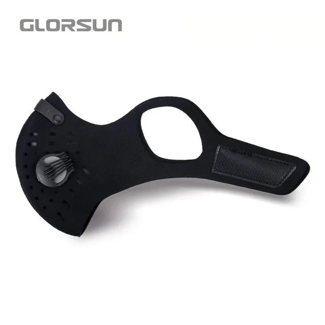 Face Mask With Filter Activated Carbon Anti-Pollution Bike Half Face mouth Mask