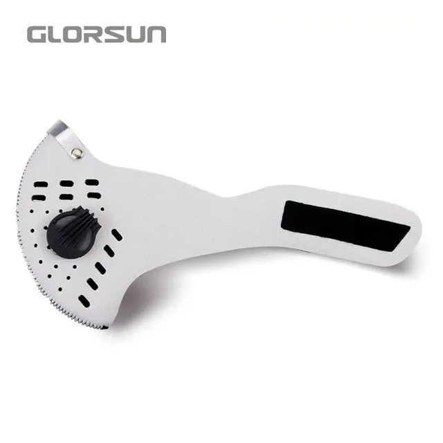 Face Mask With Filter Activated Carbon Anti-Pollution Bike Half Face mouth Mask