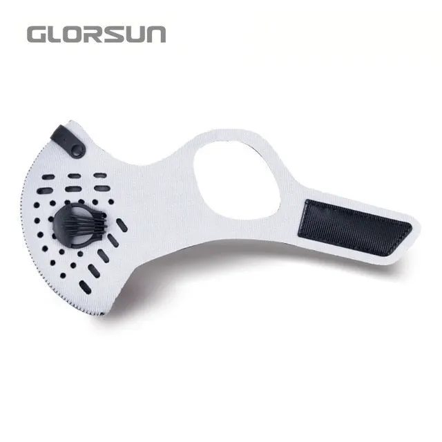 Face Mask With Filter Activated Carbon Anti-Pollution Bike Half Face mouth Mask