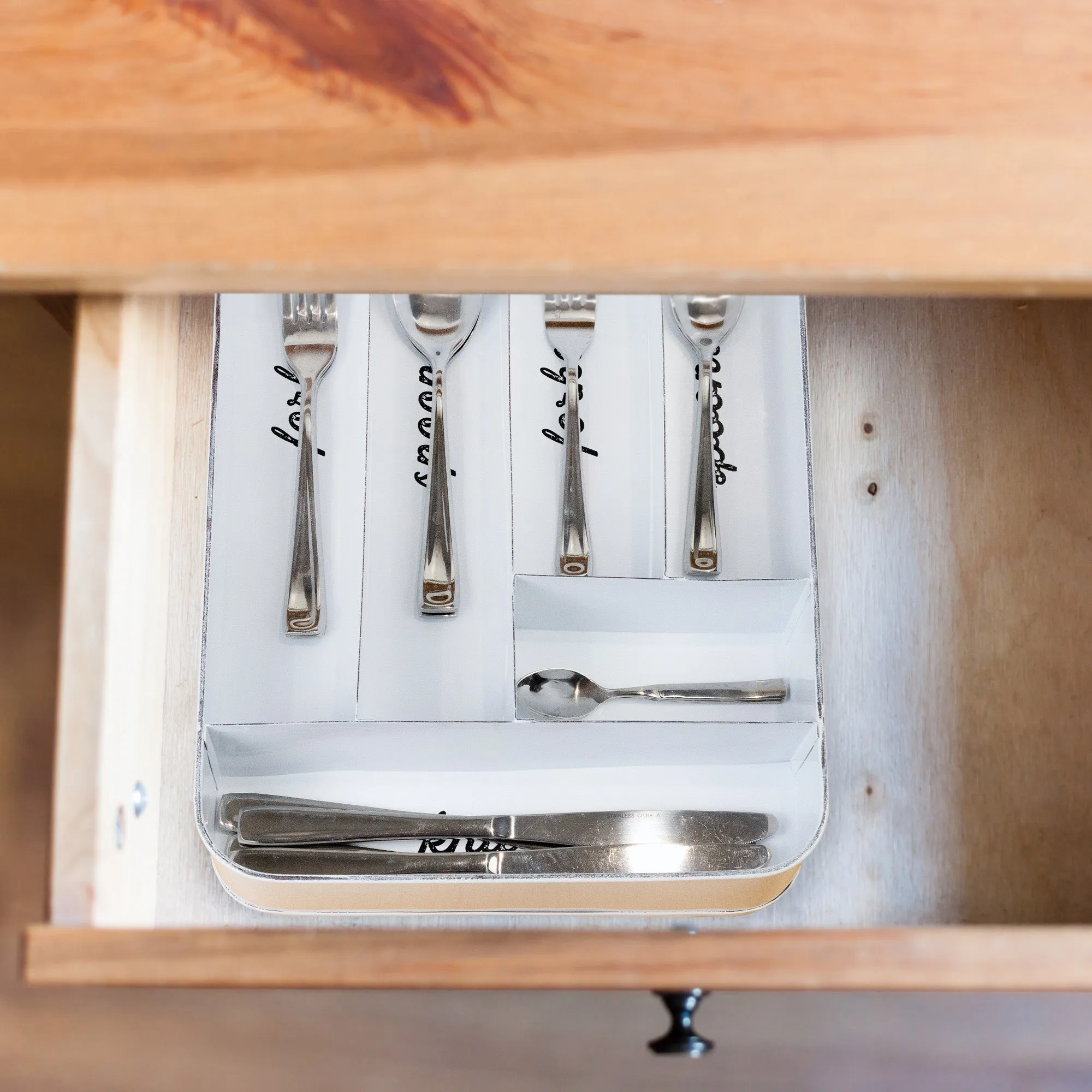 Farmhouse Enamelware Silverware Organizer