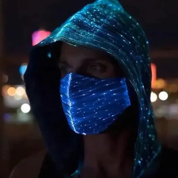 Fashion colorful glowing mask yc23655