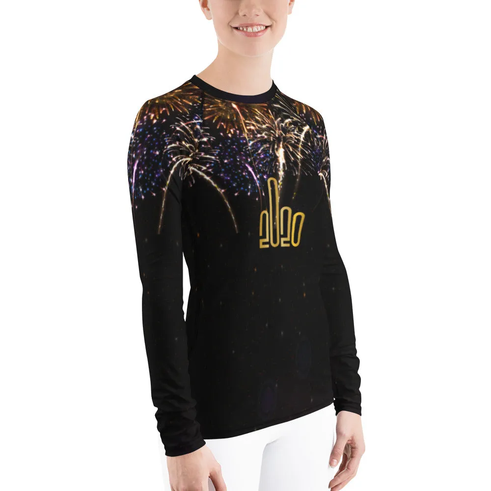 F*ck 2020 - Fireworks - Women's Rash Guard