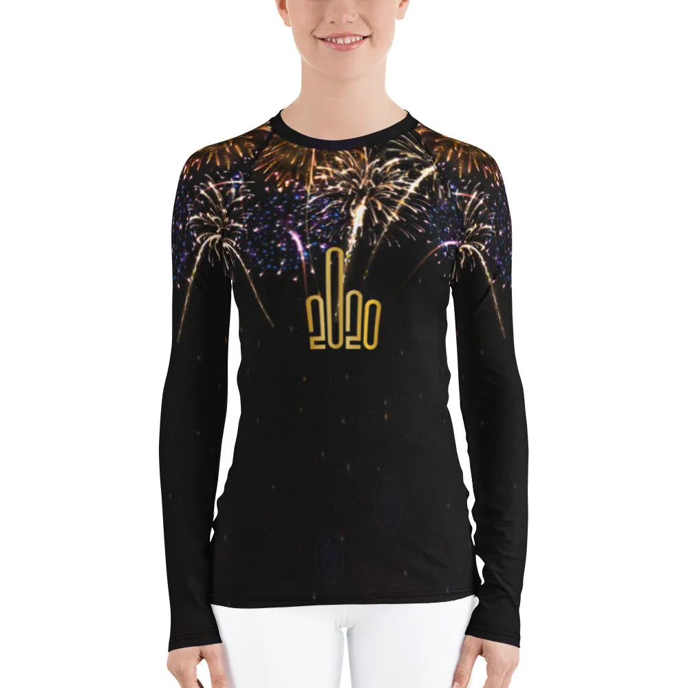 F*ck 2020 - Fireworks - Women's Rash Guard