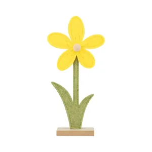 Felt Daisy Yellow 10"