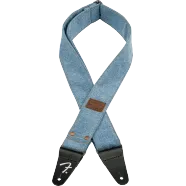 Fender® x Wrangler® Riveted Denim Strap, Light Indigo