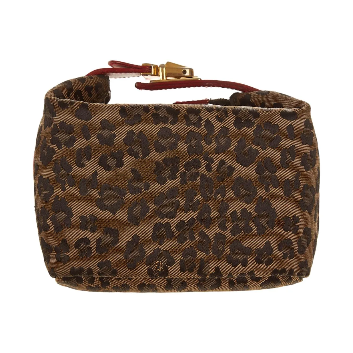 Fendi Cheetah Print Mini Top Handle Bag