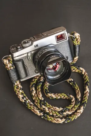 Flat Camo Acrylic Camera Strap