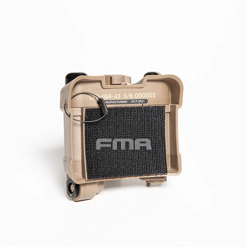 FMA PVS-31 Functional NVG Battery Case with IR Beacon - Black