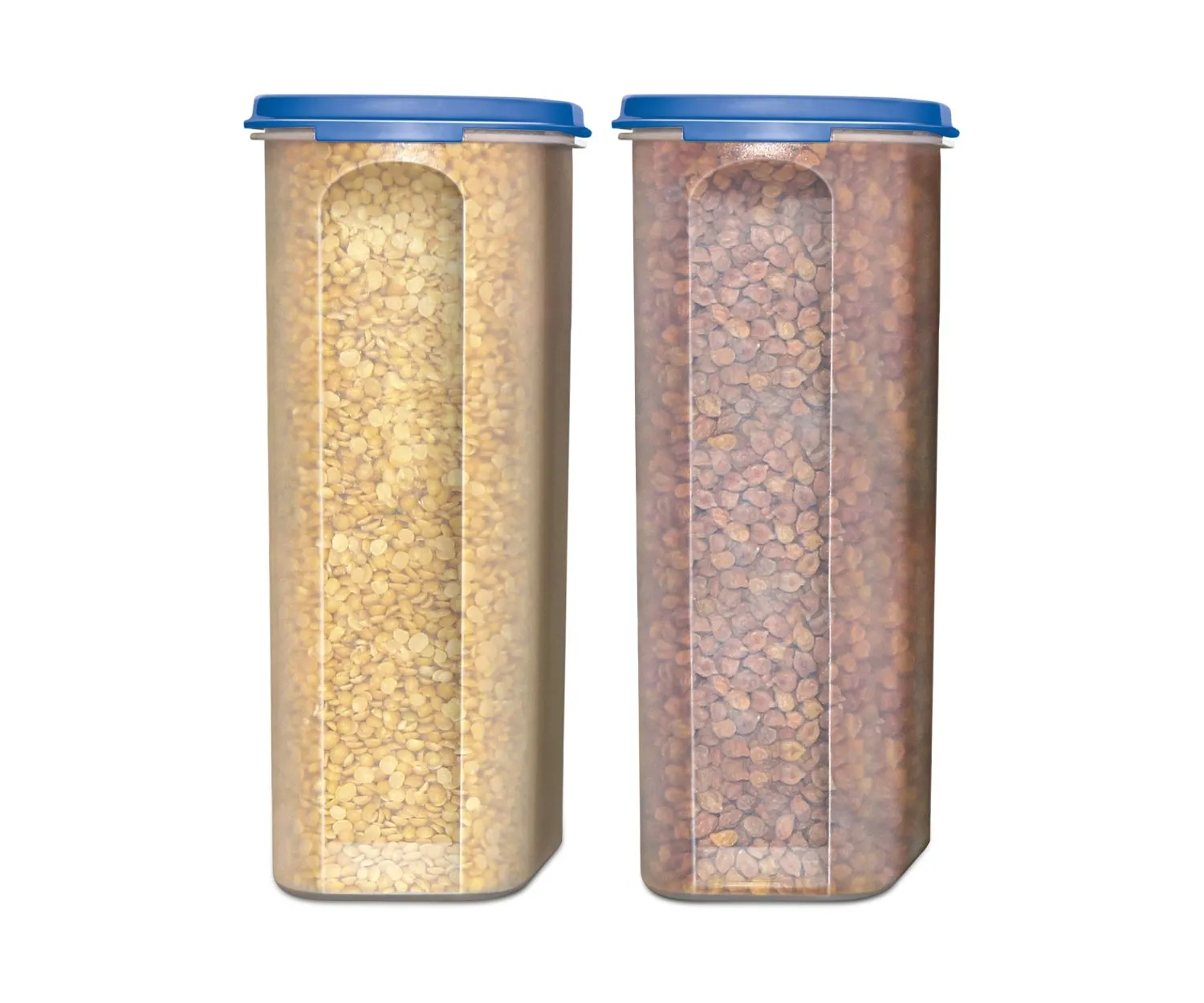 Food Storage Containers -STACKO- 4 PC. - Airtight Dry Food Container with Lids - 2 Containers - 2.5 qt. - 10 Cups