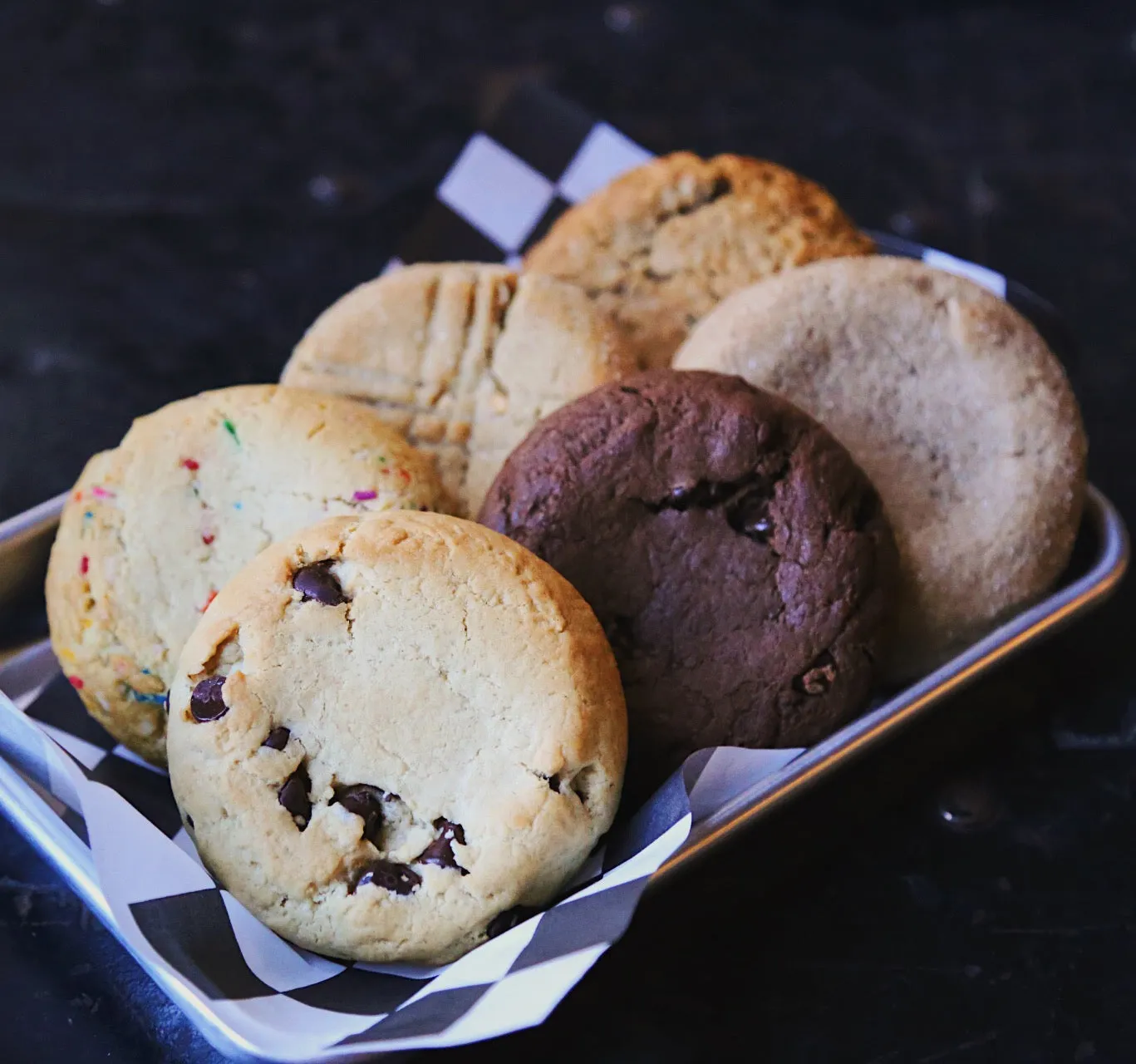 FOXSHIP FLIGHT - 6 Assorted Quarter Pound Vegan Cookies